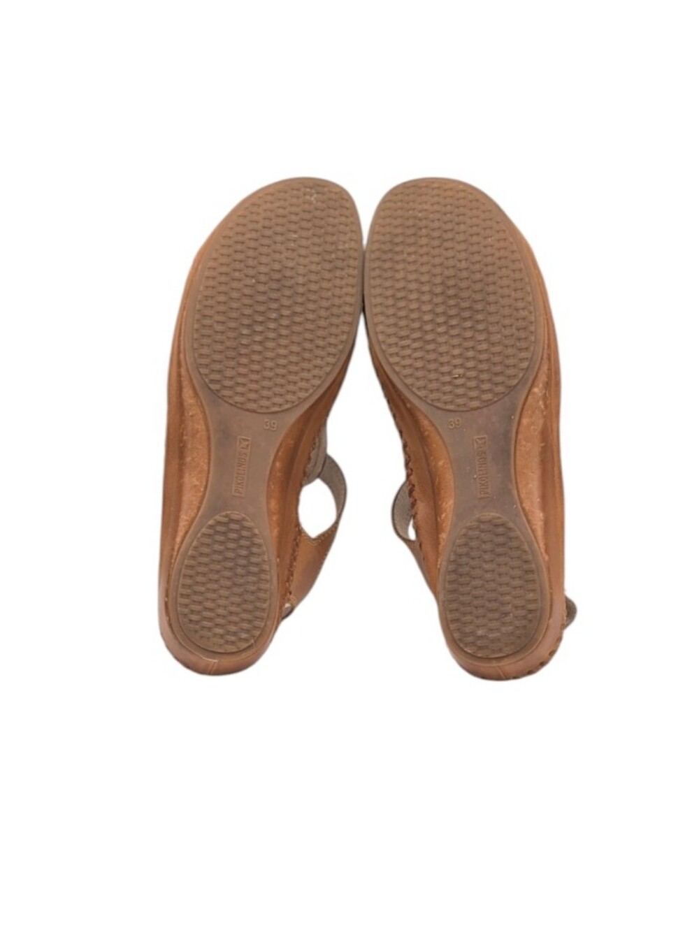 Pikolinos Vallarta T-Strap Leather Sandals Size 39 US 8.5  EUC $180   S4138 - Picture 9 of 12